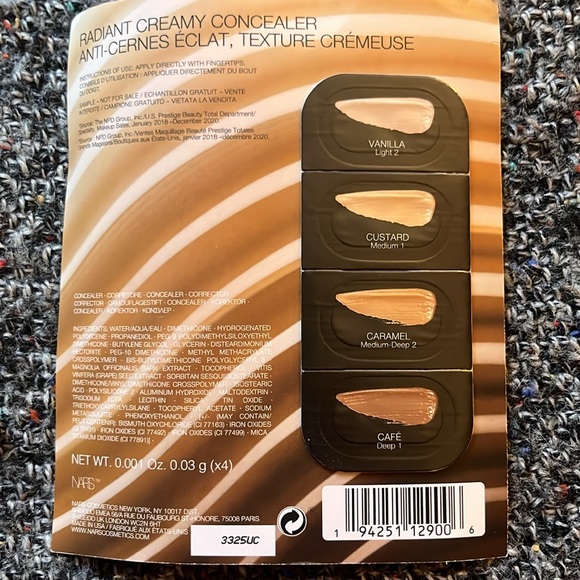 NARS Samples Radiant Creamy Concealer & Afterglow Liquid Blush - Picture 2 of 4